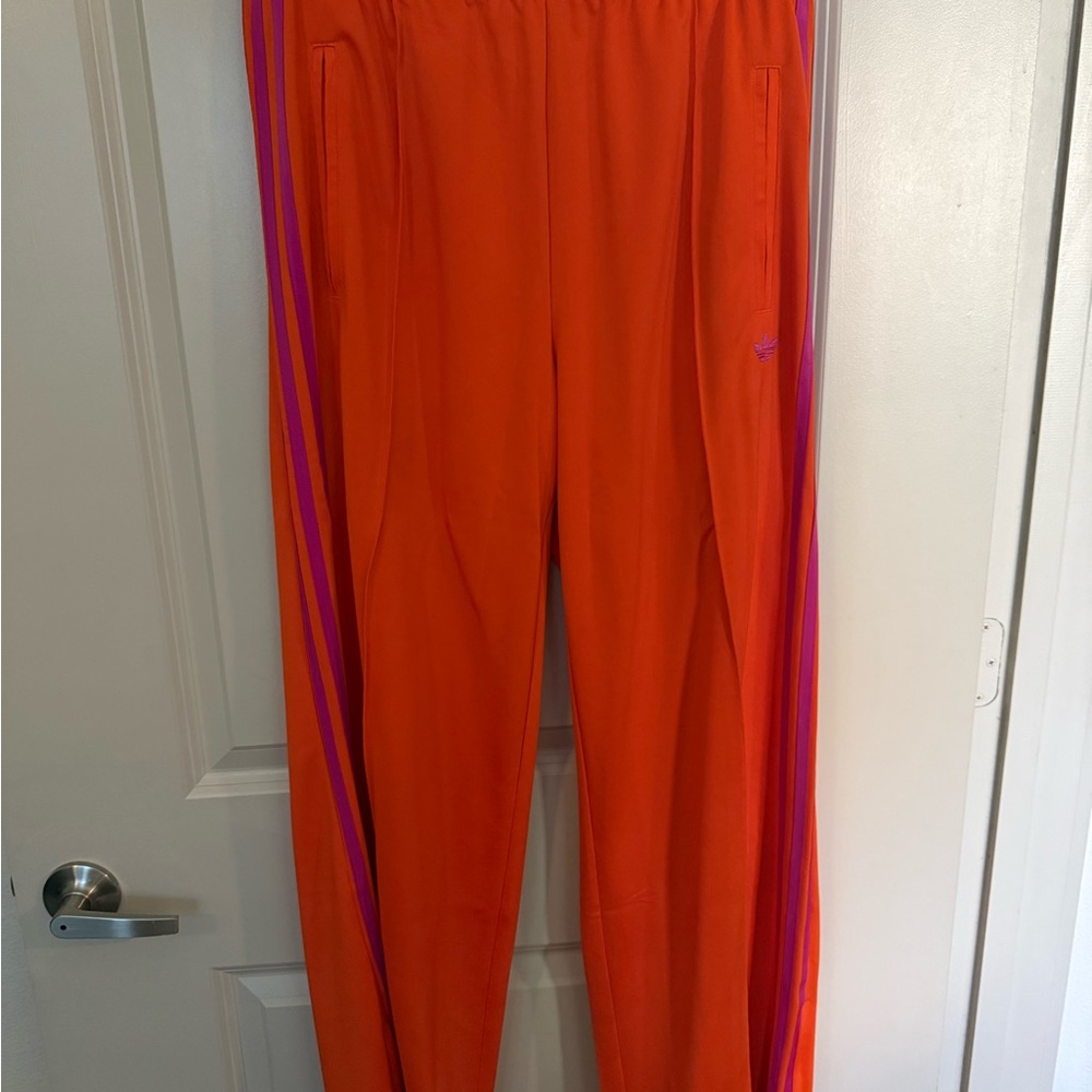 Adidas Bright Orange Track Pants